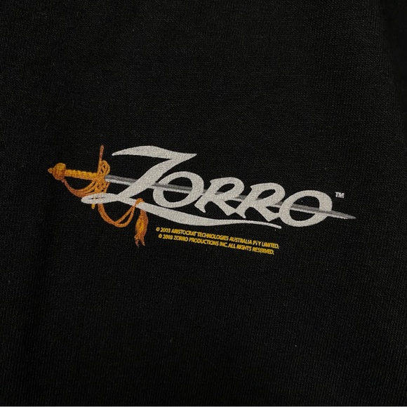 Vintage Zorro Movie shirt size XL 2003 - Picture 4 of 7